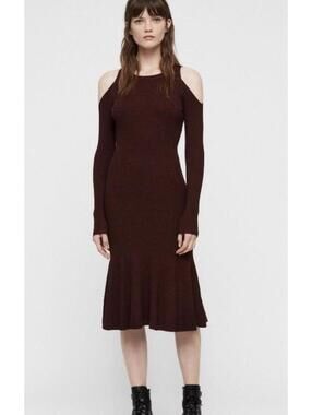 ALLSAINTS Bordeaux Red Twist (S)